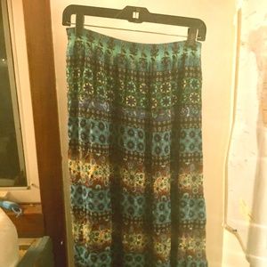 Floor Length Bohemian-Style Skirt